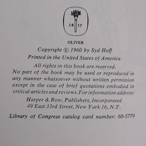 Oliver Syd Hoff I Can Read Children's Picture Book Homeschool Kindergarten - Picture 5 of 6